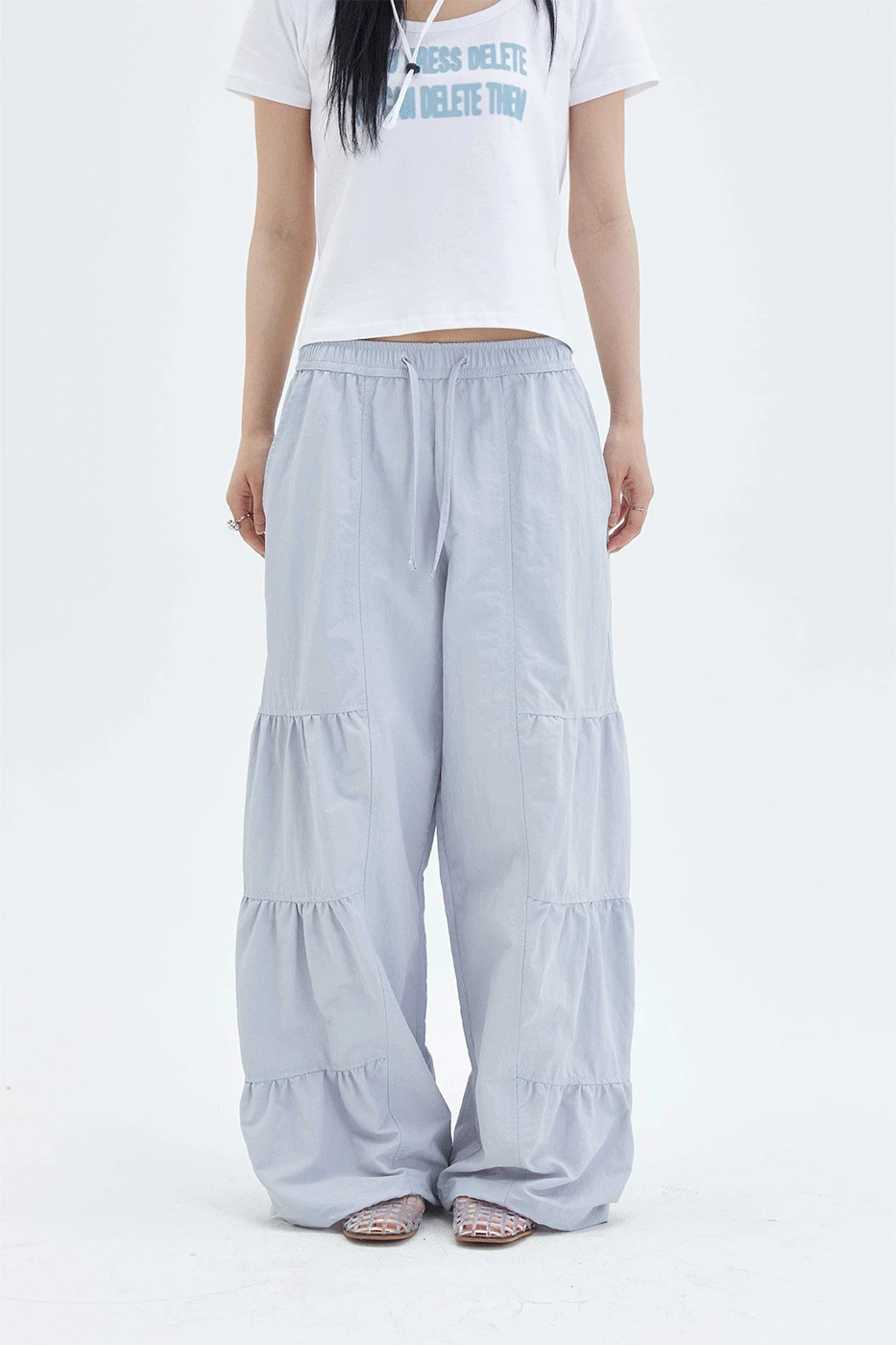 오버핏 후드 집업